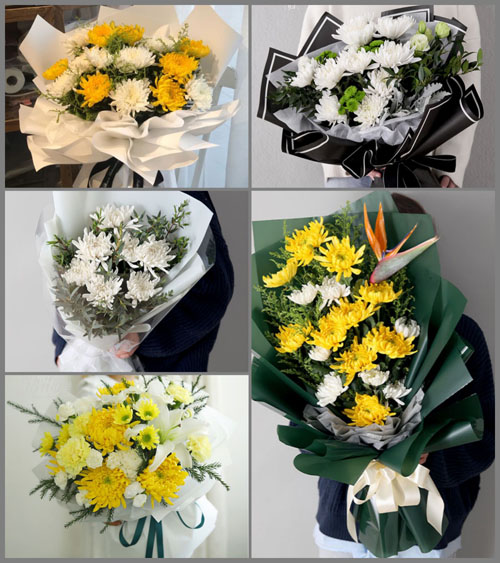浙江省金华婺城区安地镇雅干村白事花束代送